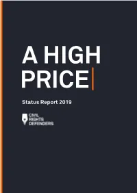 Status Report 2019 Table of Contents Status Report 2019