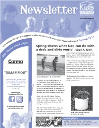 FINAL NEWSLETTER SPRING 2011.Pdf