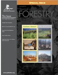 Journal of This Issue: FORESTRY Forest Carbon Stocks and Flows October/November 2011 Volume 109, Number 7S