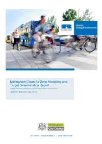Nottingham Clean Air Zone Modelling and Target Determination Report ______
