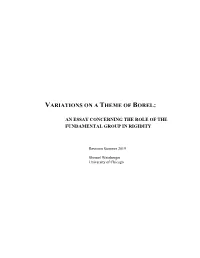 Variations on a Theme of Borel