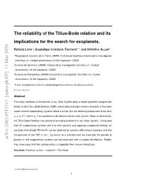 Arxiv:2003.05121V1 [Astro-Ph.EP] 11 Mar 2020 Planets in Real Exoplanetary Systems Are Not Consistent with a Random Distribution
