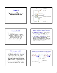 Chapter 5 Genetic Models