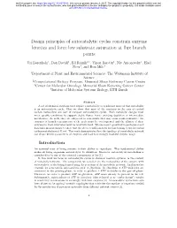 Design Principles of Autocatalytic Cycles Constrain Enzyme Kinetics and Force Low Substrate Saturation at Flux Branch Points