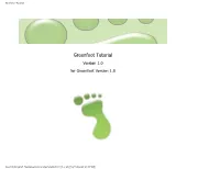 Greenfoot Tutorial