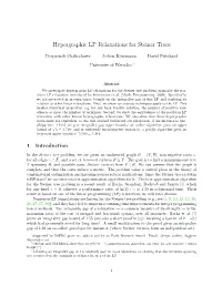 Hypergraphic LP Relaxations for Steiner Trees