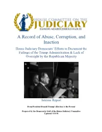 A Record of Abuse, Corruption, and Inaction