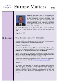 Europe Matters Issue 2 Dec-99