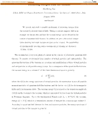 Extracting Energies from the Vacuum Provided by CERN Document Server