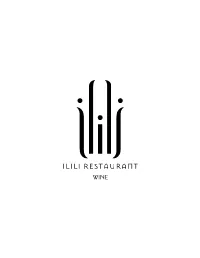 Ilili Wine Menu 2.21.19
