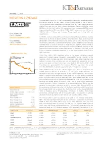 INITIATING COVERAGE Lucisano Media Group S.P.A