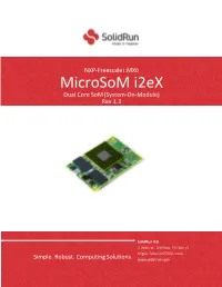 Microsom I2ex Dual Core Som (System-On-Module) Rev 1.3