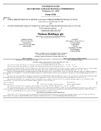 Nielsen Holdings Plc (Exact Name of Registrant As Specified in Its Charter)