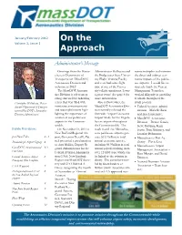 On the Approach Volume 3, Issue 1 Page 2