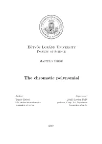 The Chromatic Polynomial