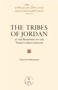 THE TRIBES of JORDAN at the Beginning of the Twenty-First Century