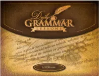 Daily Grammar Lessons Workbook