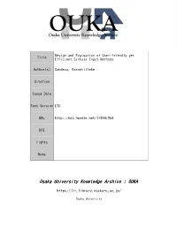 Design and Evaluation of User-Friendly Yet Efficient Sinhala Input Methods