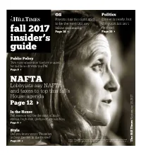 Fall 2017 Insider's Guide
