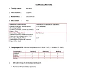 Proposed Role in the Project