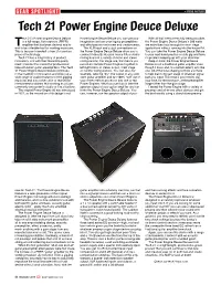 Tech 21 Power Engine Deuce Deluxe