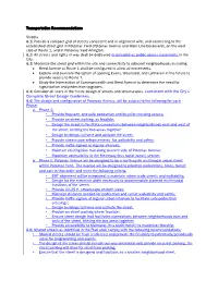 Complete Street Design Guidelines. 6.5) the Design and Configuration of Potomac Avenue, Will Be Subject to the Following for Each Phase: A