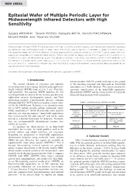 Epitaxial Wafer of Multiple Periodic Layer for Midwavelength Infrared Detectors with High Sensitivity