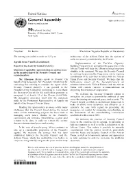 General Assembly Official Records Sixty-Second Session