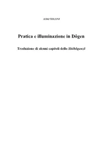 Pratica E Illuminazione in Dôgen