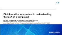 Bioinformatics Approaches to Understanding the Moa of a Compound