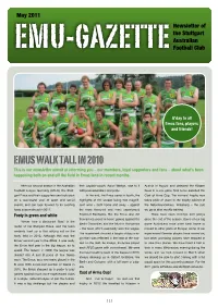Newsletter Mai 2011