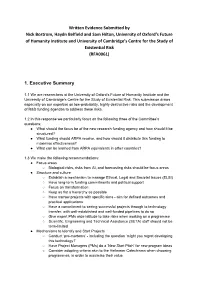 Written Evidence Submitted by Nick Bostrom, Haydn Belfield and Sam