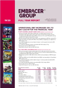 19/20 Full Year Report Reg No