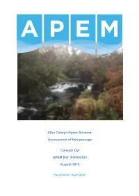 Afon Colwyn Hydro Scheme