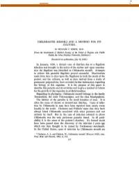 Chilomastix Mesnili and a Method for Its Culture. by William C