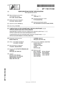Compositions of Difluoromethane, Pentafluoroethane, 1,1,1,2-Tetrafluoroethane and Hydrocarbons