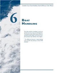 Boat Handling