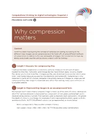Why Compression Matters