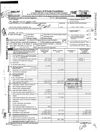 990 -PF Return of Private Foundation