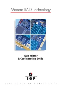 Modern RAID Technology