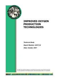 Oxygen Technologies