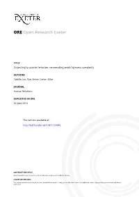 1 Organizing to Counter Terrorism: Sensemaking Amidst Dynamic