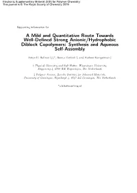 A Mild and Quantitative Route Towards Well-Defined Strong