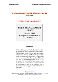 BDMG- Background Information & Policies Draft