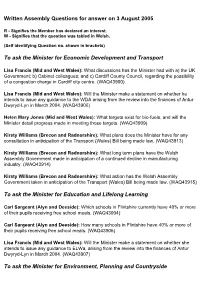 Written Assembly Questions for Answer on 2004