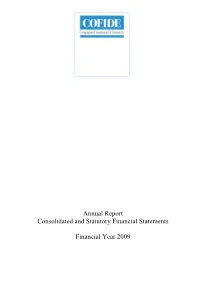 Annual Report Consolidated and Statutory Financial Statements