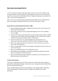 New Coke Case Study (Part 2)