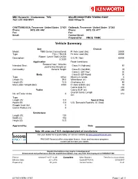 Vehicle Summary
