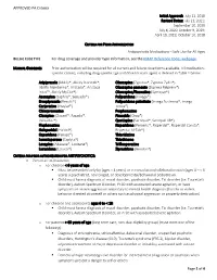 APPROVED PA Criteria Page 1 of 4 Initial Approval