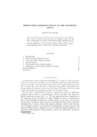 Irreducible Representations of the Symmetric Group
